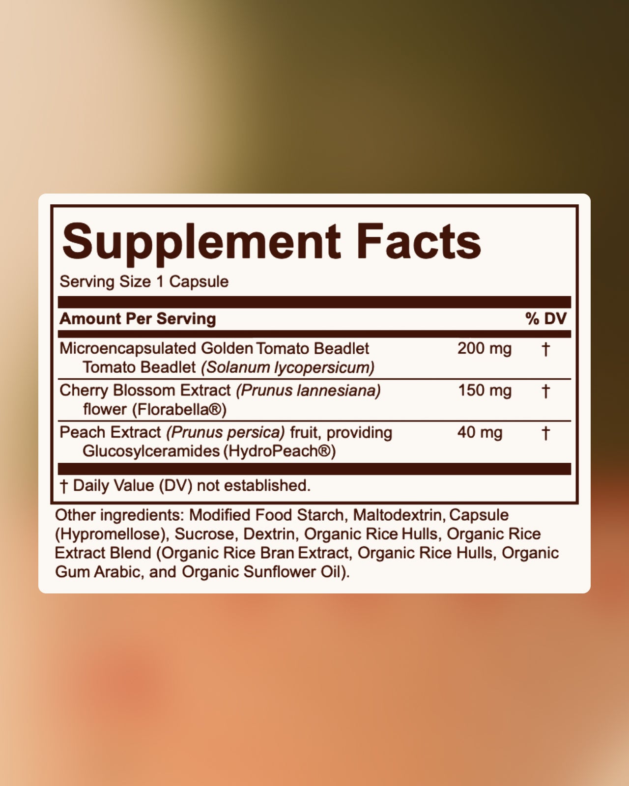 Sun Daughter Botanical Beauty Supplement